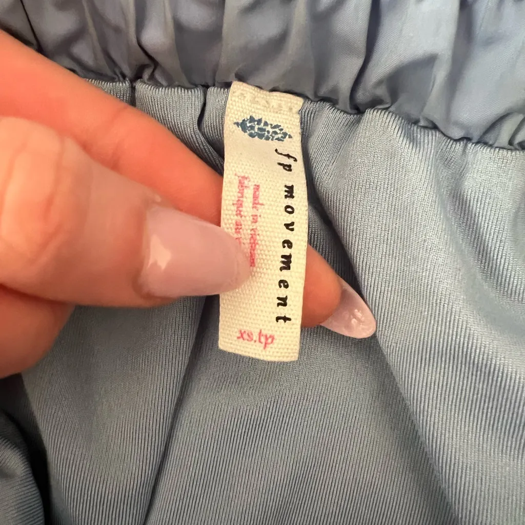 Free People get your flirt on shorts xs Blue - Image 2