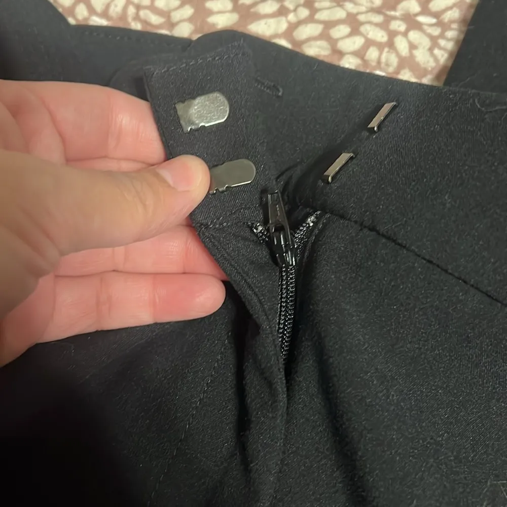 Hilary Radley black pants with tie belt; size 12 inseam 28 1/2 - Image 8