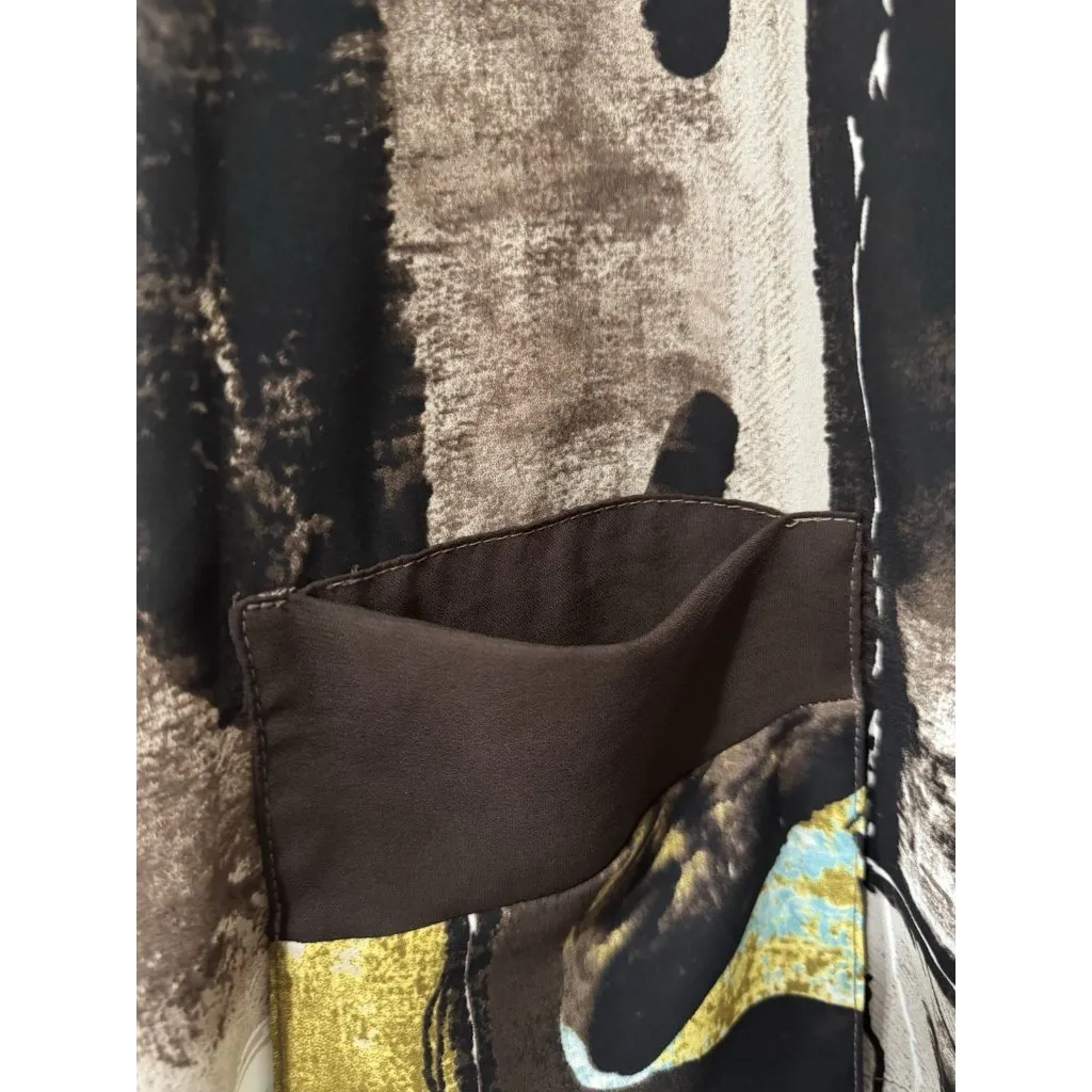 IC‎ by Connie K Shirt Women Sz Small Asymmetrical Artsy Modern Designer City NWT - Image 11