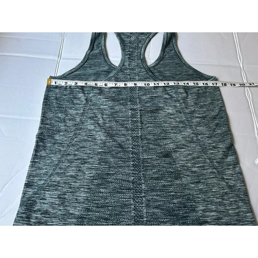 Lululemon Swiftly Tech Racerback Heathered Tank Seamless Top size 10 - Image 8