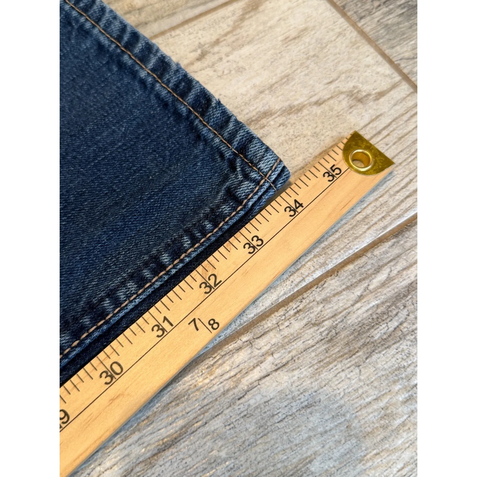 Qbaby Denim Jeans size 7 / 8 x 36 q-baby Western boot bootcut jean WRC10ON Rodeo - Image 6