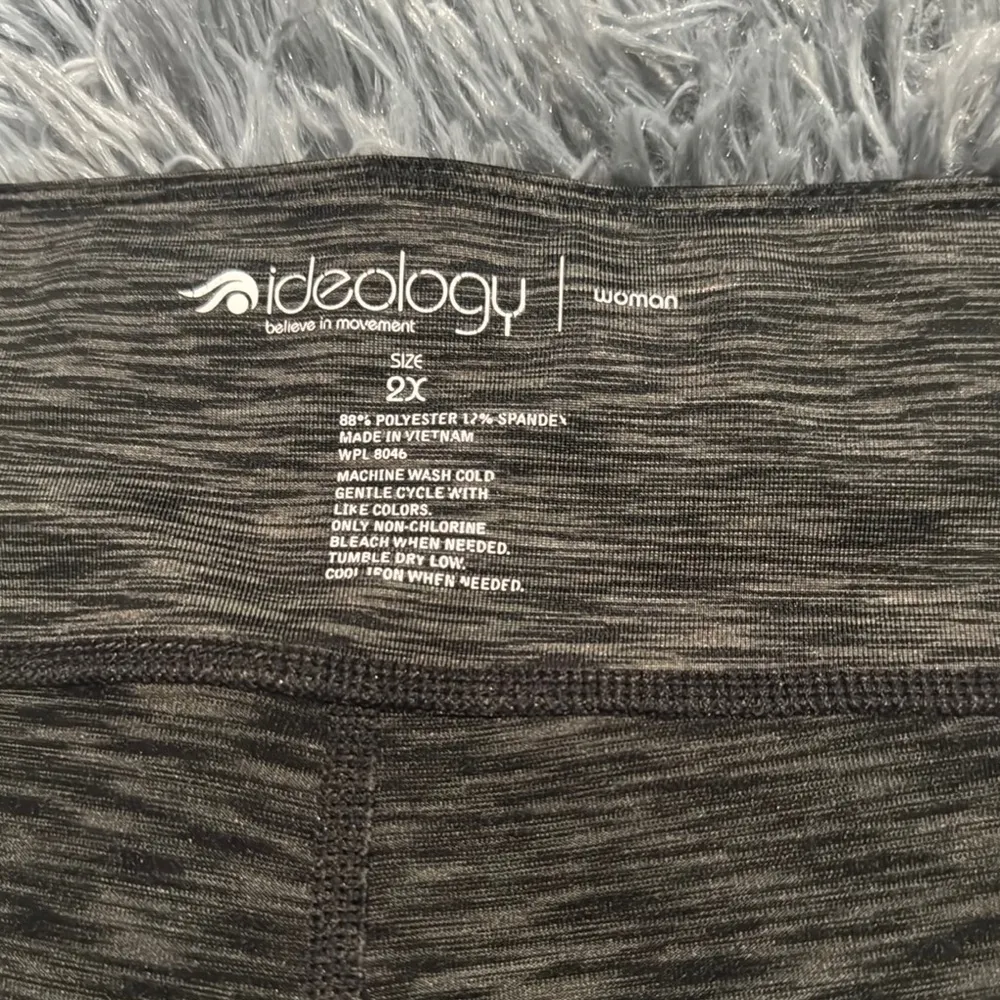 Ideology Gray Leggings Capri-Length Athletic Wear - Image 2