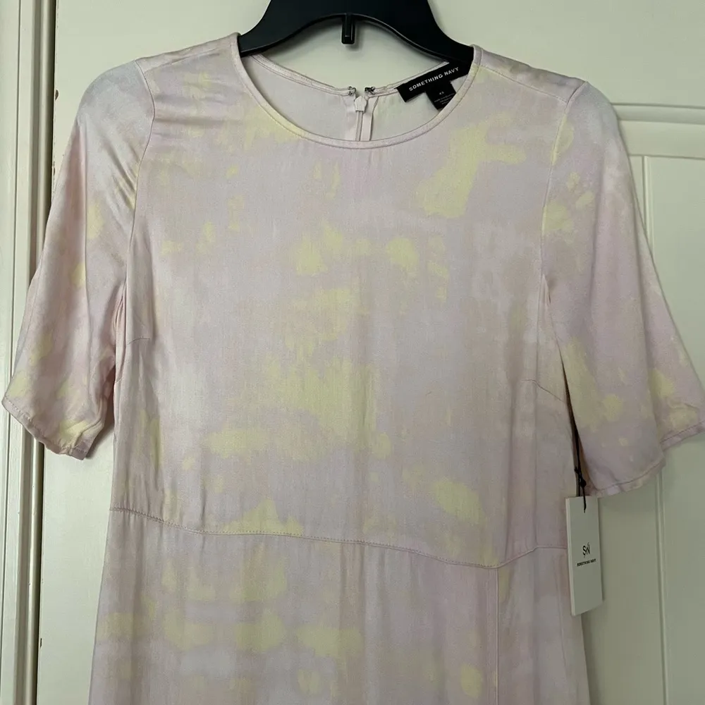 NWT Something Navy Pastel Tie Dye Midi Dress - Image 6