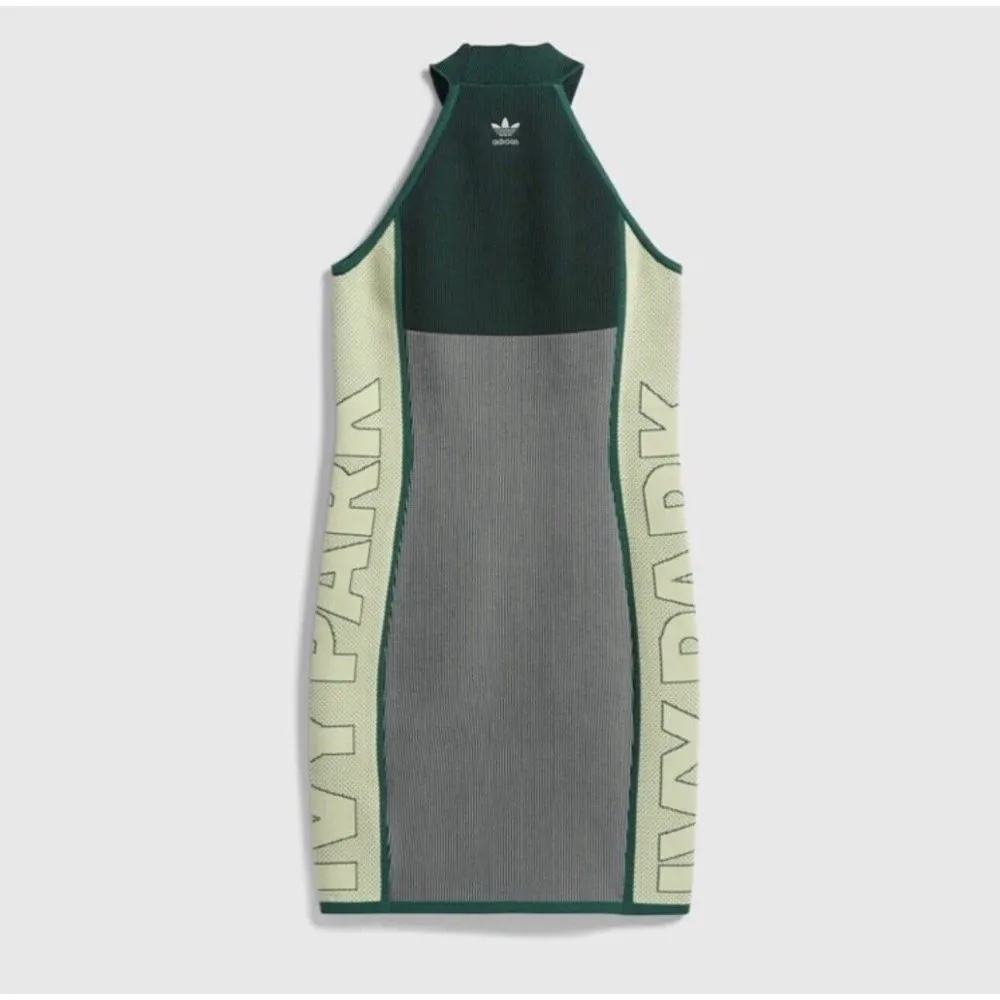 IVY PARK Adidas Knit Logo Bodycon Dress‎ Green Size 3XL Beyoncé - Image 3