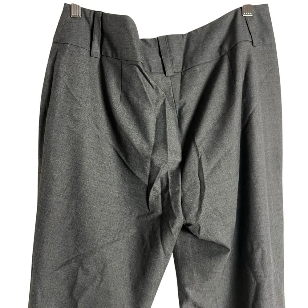 INC International Concepts Gray Wide Leg Trouser Dress Slack Pants Size 10 - Image 6
