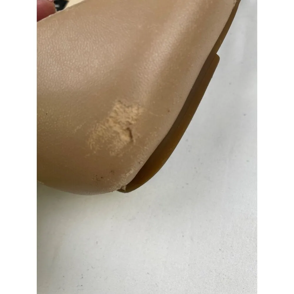 Nine West Women's Starship Leather Tan Point Toe Flats/Shoes Size 7.5 SKU 4044 - Image 8