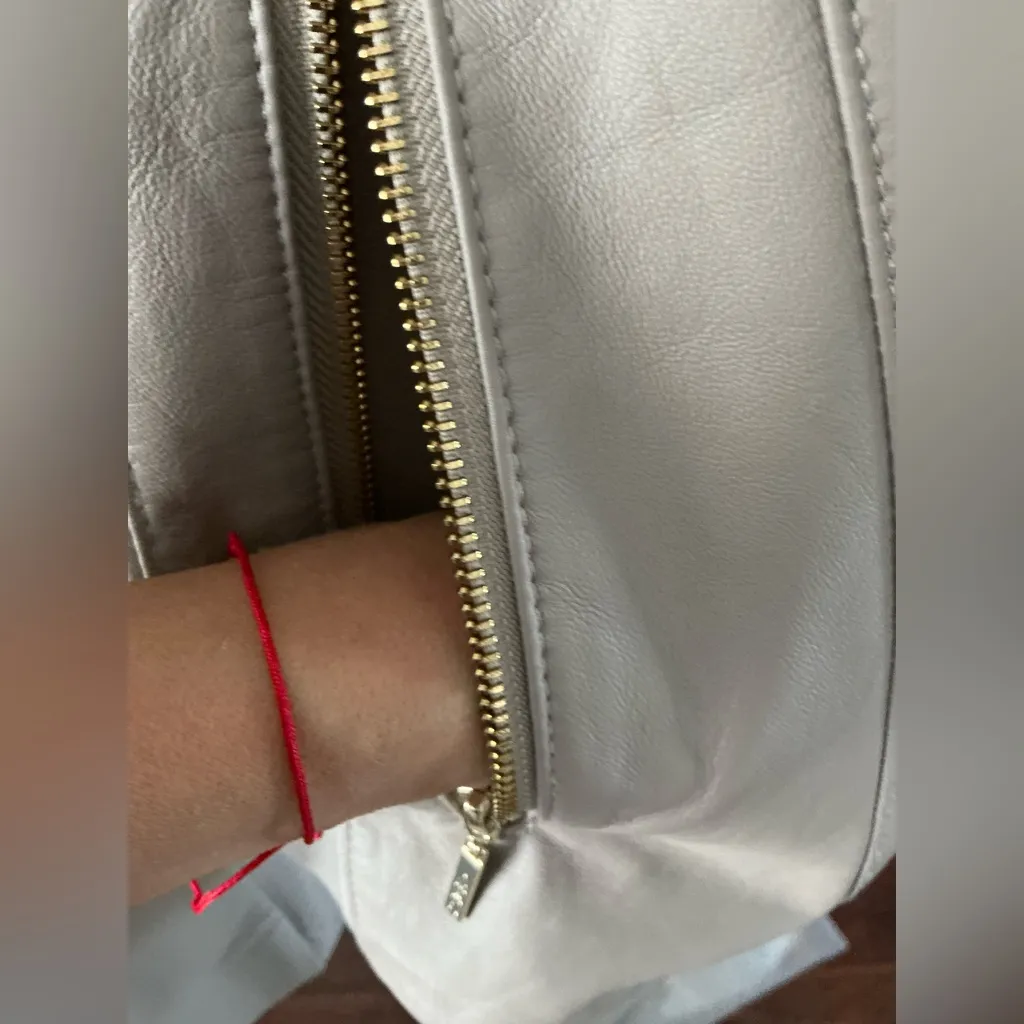 Ladies stylish genuine leather jacket🌷 Tan Size XL - Image 10