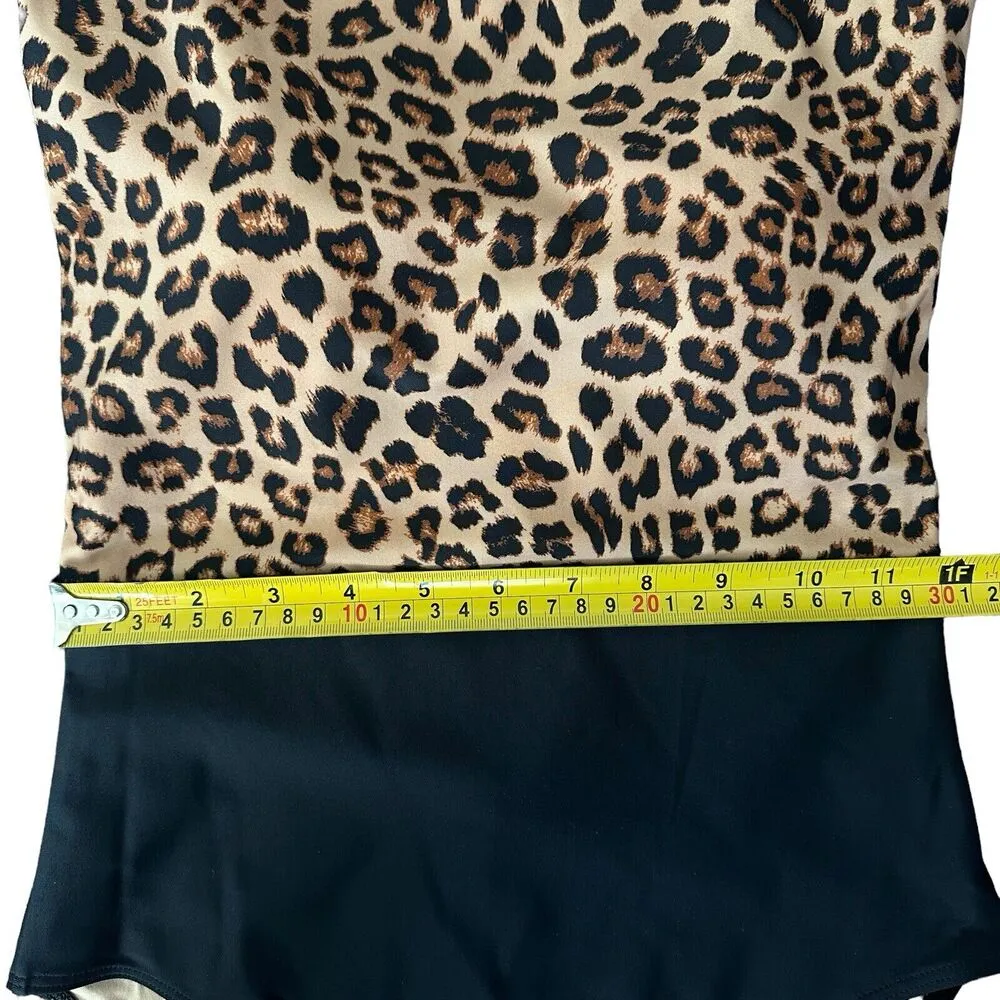 Summersalt Women’s Size 4 The Surf Leo Leopard Animal Print One Piece Swim NEW - Image 11