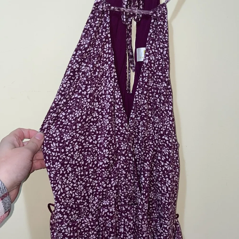 Womens Anthropologie Maeve Claremont Halter Jumpsuit - Image 6