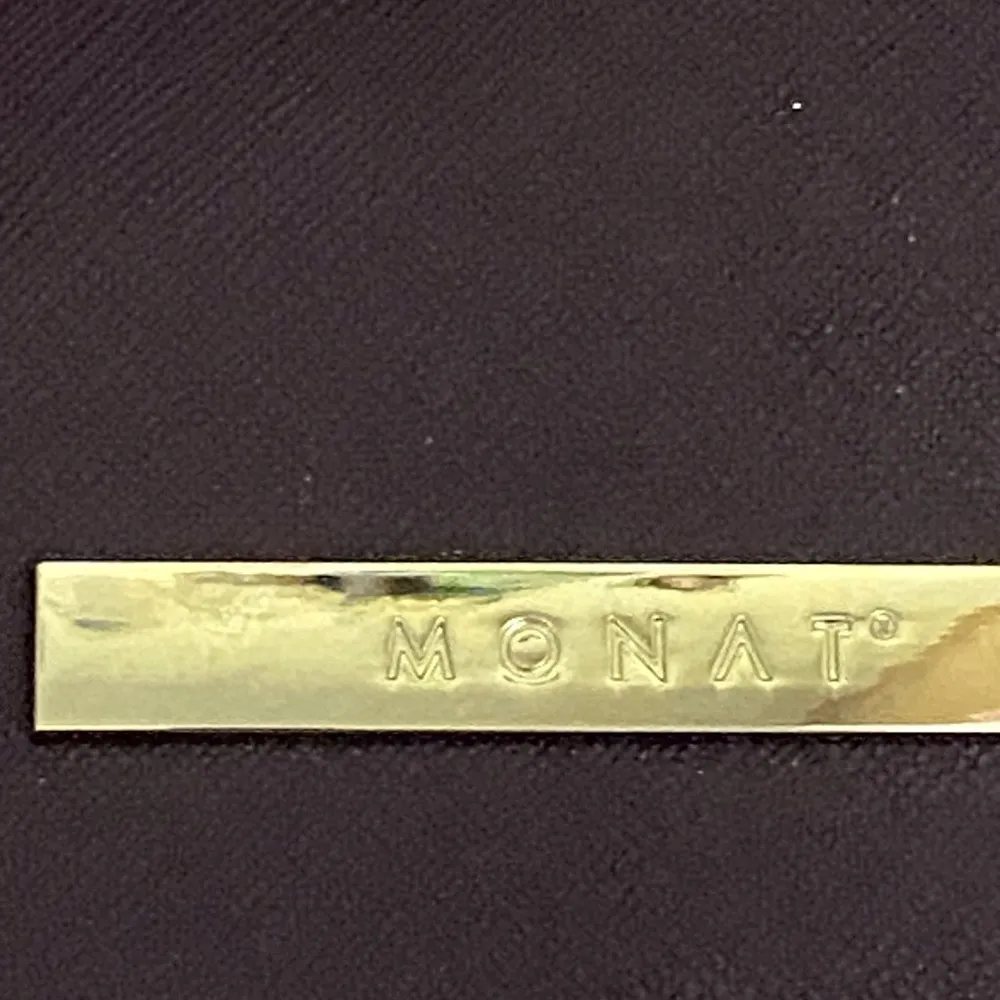 Monat Hair Care Purple Large Tote Bag 15”H X 21”W X 7” Deep - Image 2