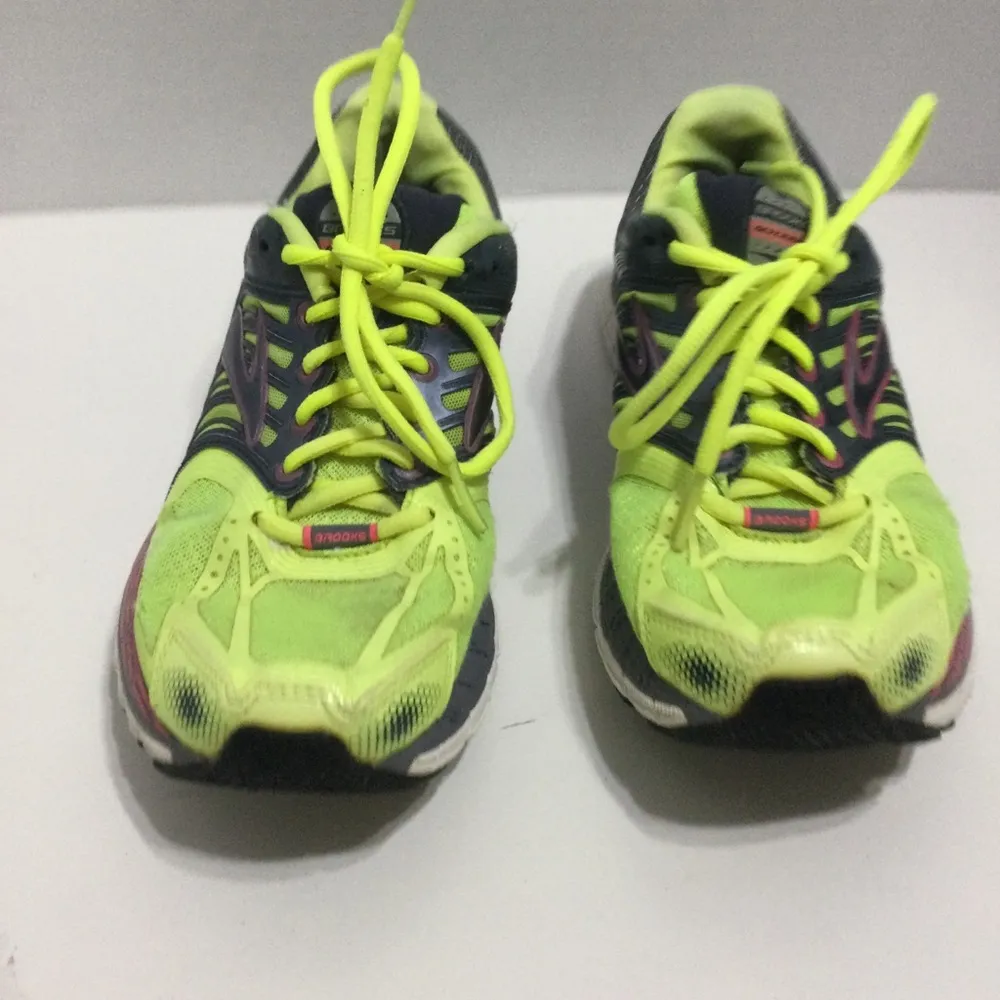 Brooks‎ Glycerin 11  Size 6.5 Neon Green & Gray Running Jogging  Shoes Pr… - Image 3