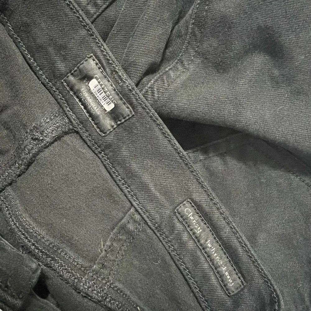 FLAWED Citizens Of Humanity Black Chrissy High Rise Skinny Jeans Size 25 US $198 - Image 6