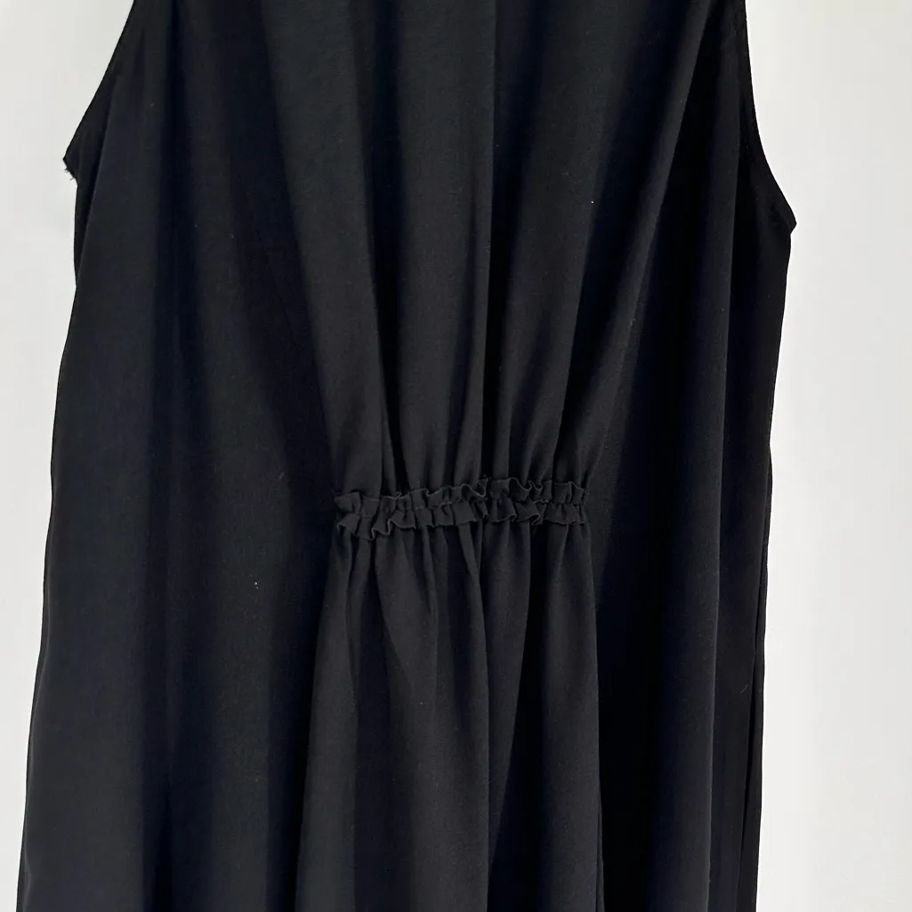 Wilfred Black Lavoisier Dress size Small Sleeveless Belted Cinched Shift Scoop - Image 5