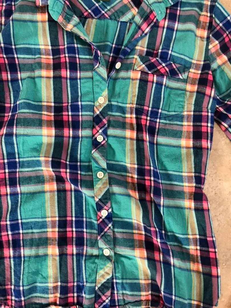 Multicolored flannel long sleeve never worn  - Image 3