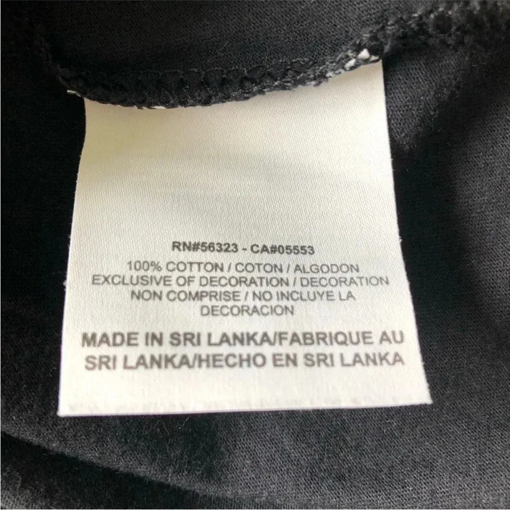 Nike *Play Maker* Slim Fit Women’s T-shirt in black & yellow felt text in medium - Image 6