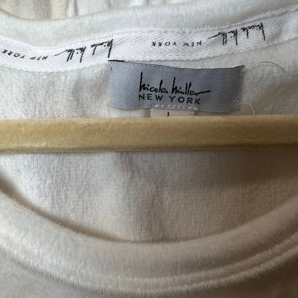 Cozy Tie-Dye Loungewear Set Beige Cream Sweatshirt & Joggers Two-L - Image 10