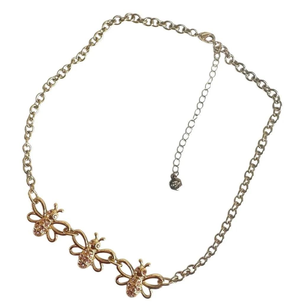 R.J. Graziano “You Can Do It” Bee Necklace Gold - Image 5