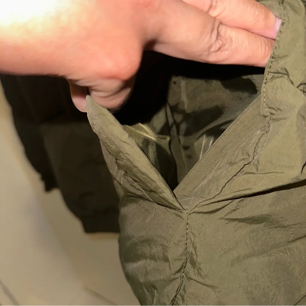 Lucky Brand Dark Green Puffer Jacket - Image 7