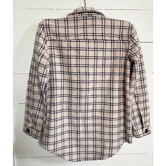 Caslon Plaid Shacket In‎ Pink Smoke- Navy Tucker Check - Image 6