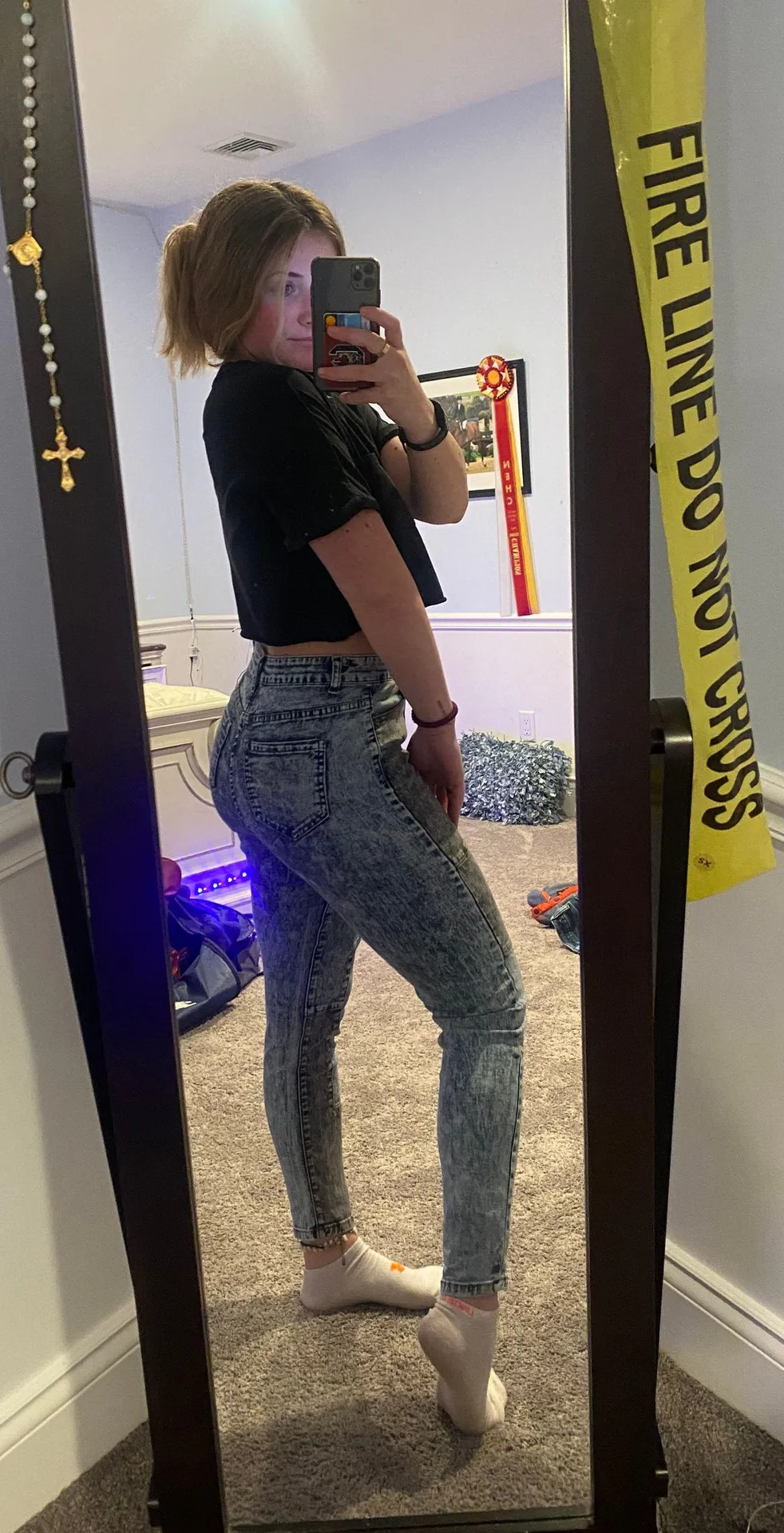 Multi color skinny jeans Multiple - Image 2