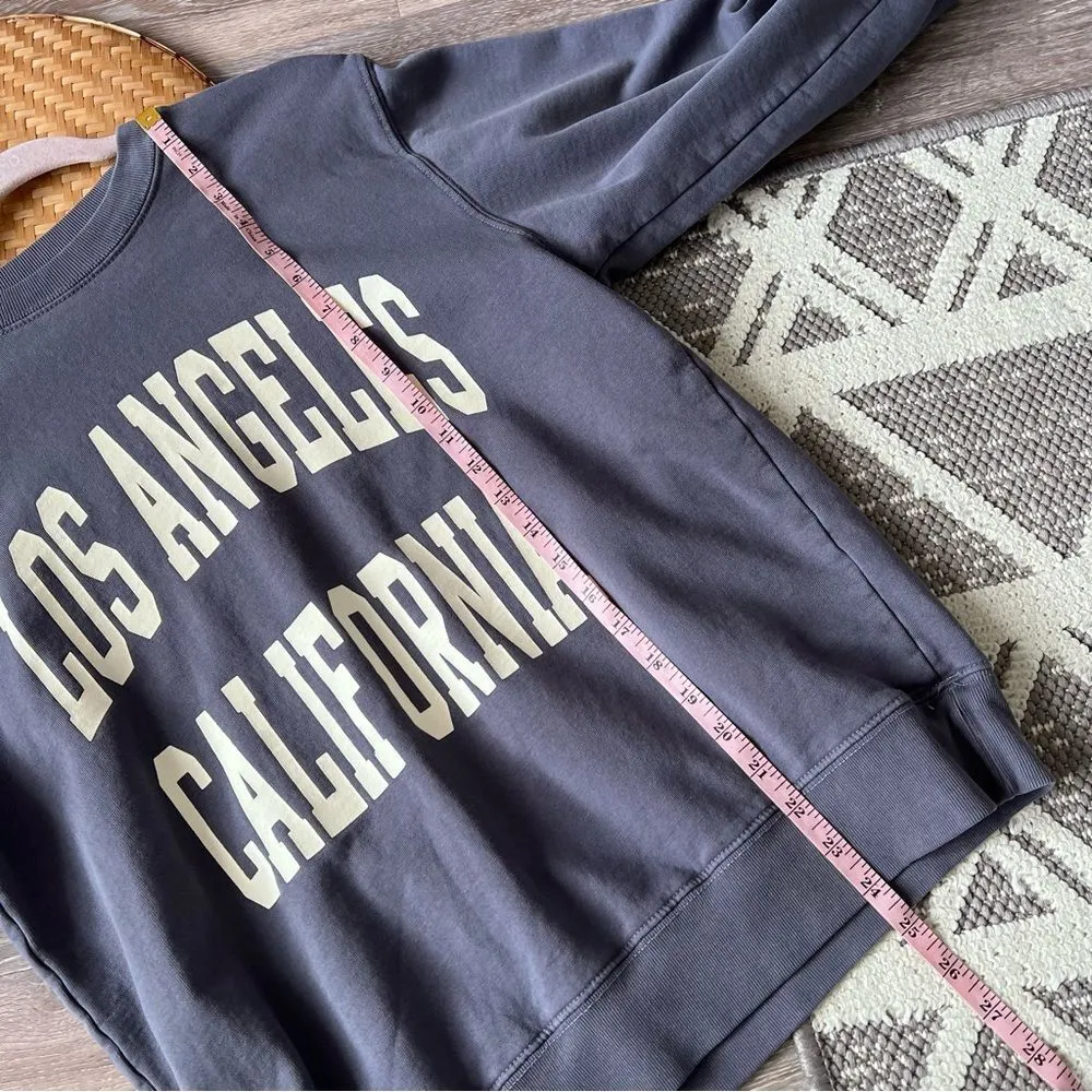 John galt brandy Melville Los Angeles California graphic‎ Crewneck sweatshirt S - Image 2