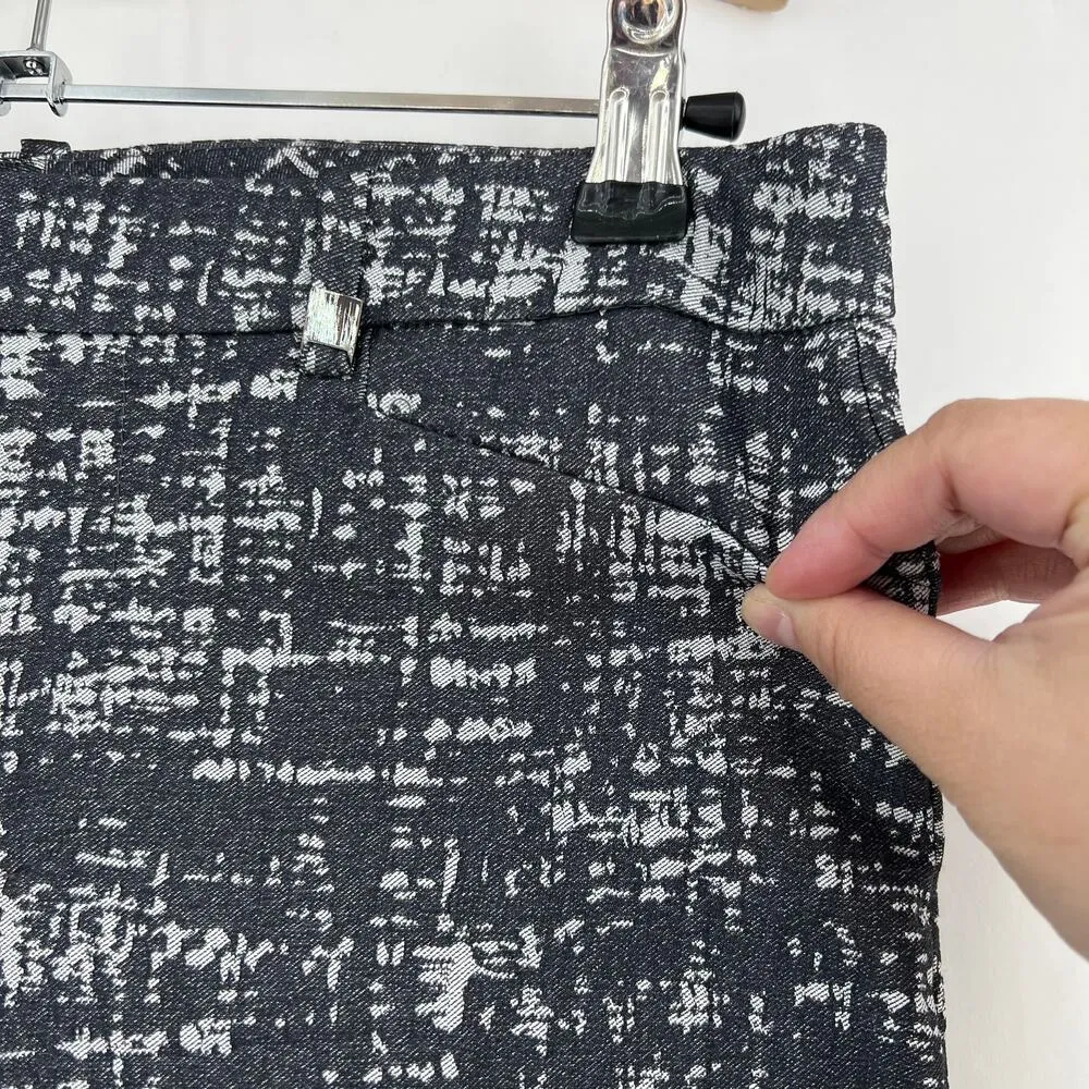 Calvin Klein (0) 28x26.5 Short Brushed Gray Skinny Ankle Crop Pants Mid Rise - Image 5