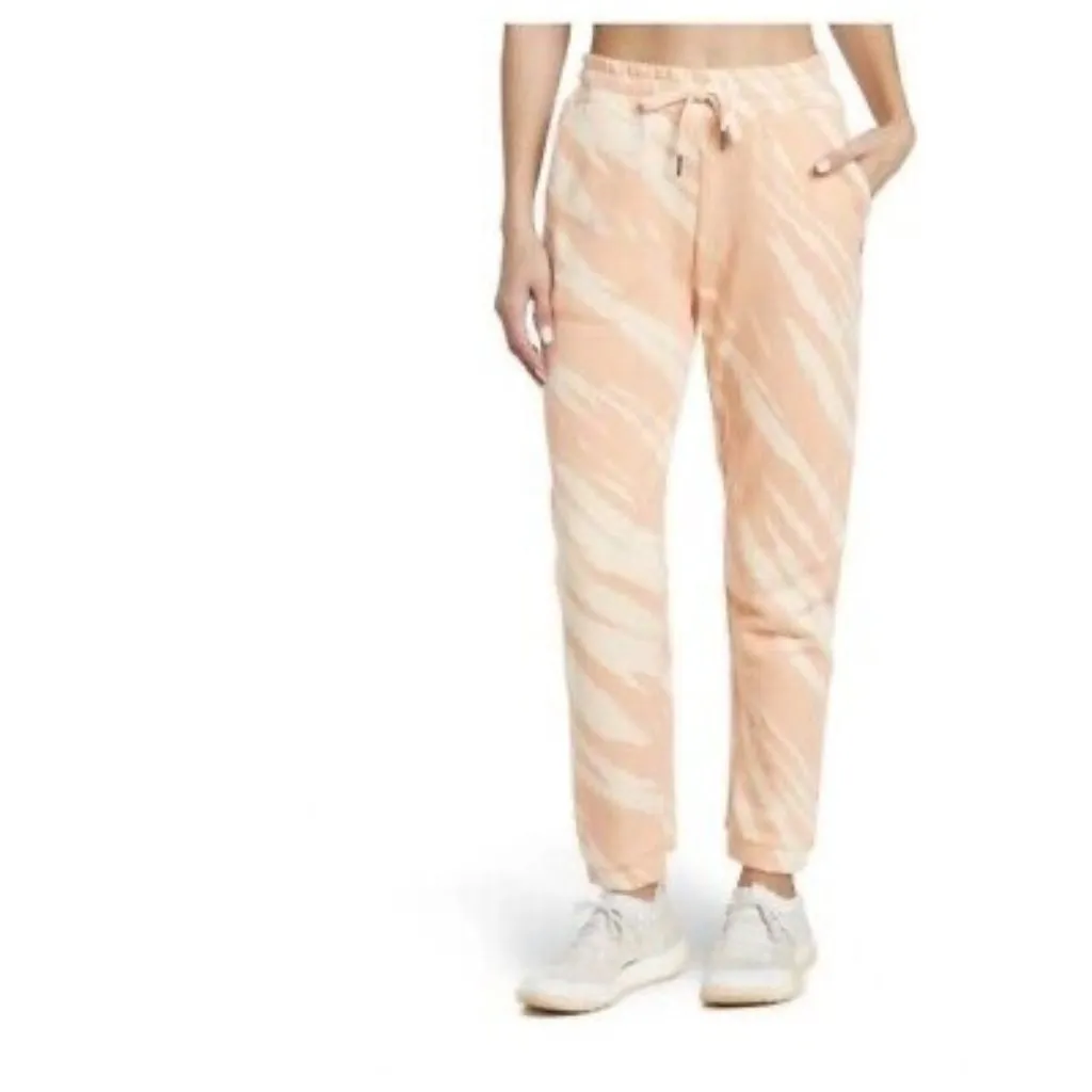 SWEATY Betty Essentials Orange Striped Sweatshirt Size Medium NEW - Image 5