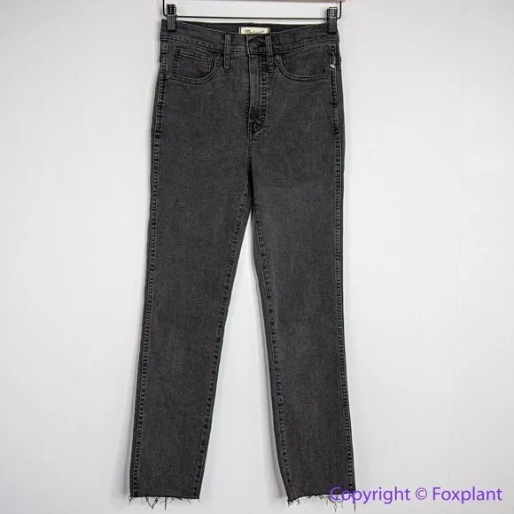 NEW‎ Madewell Stovepipe Jeans in Banberry Wash: Raw-Hem Edition, 25 - Image 4