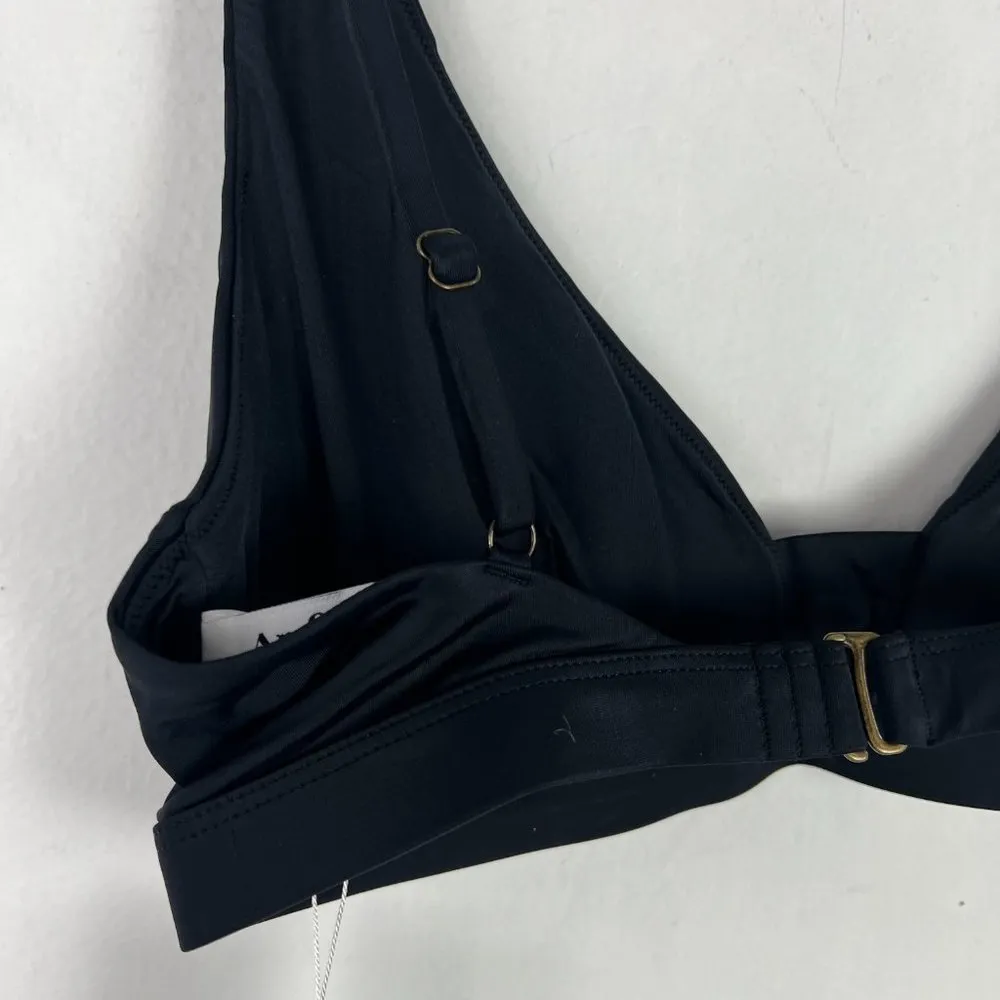 NWT Andie Swim The Tahiti Top Bikini Top Flat Black Size Large L NEW - Image 9