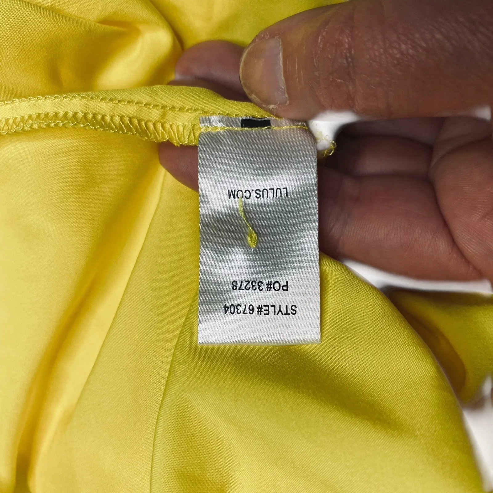 Lulus Chara Yellow Swiss Dot Button-Up Skater Dress Size XL Summer Midi Sundress - Image 8