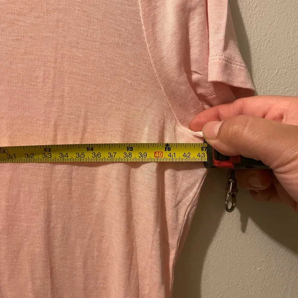 Alice + Olivia Air Tee Blush Pink - Image 2