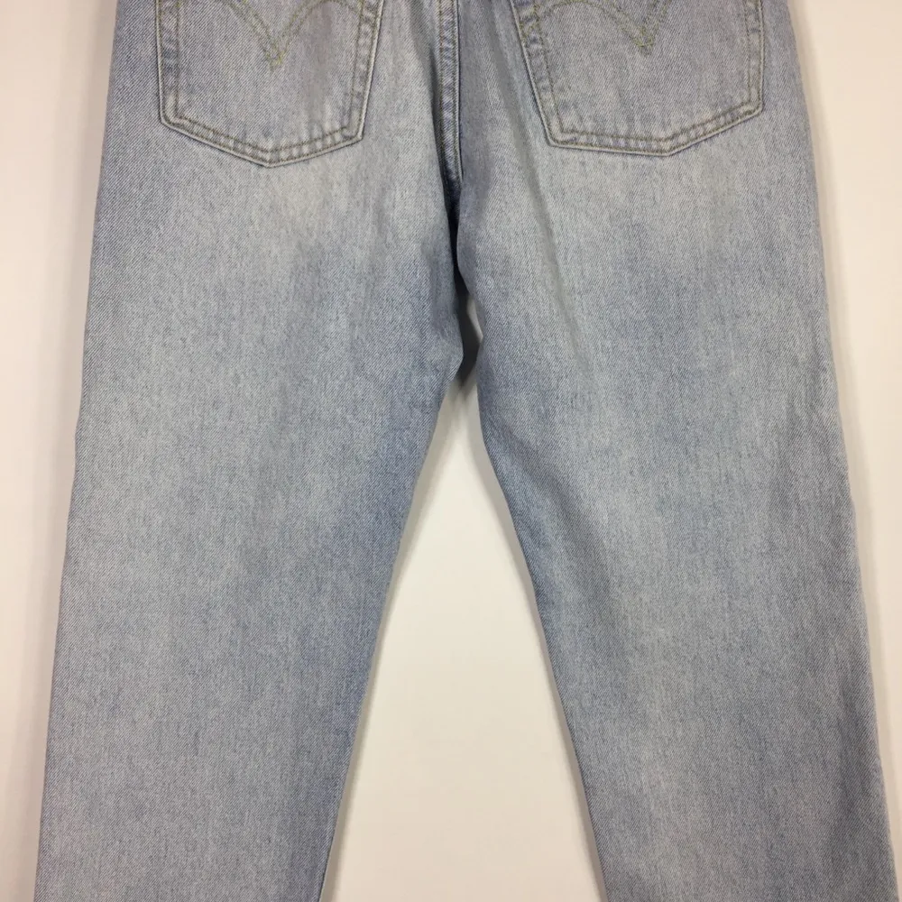 Levi’s 501 Distressed Jeans Straight Leg Button Fly Size 24 - Image 13