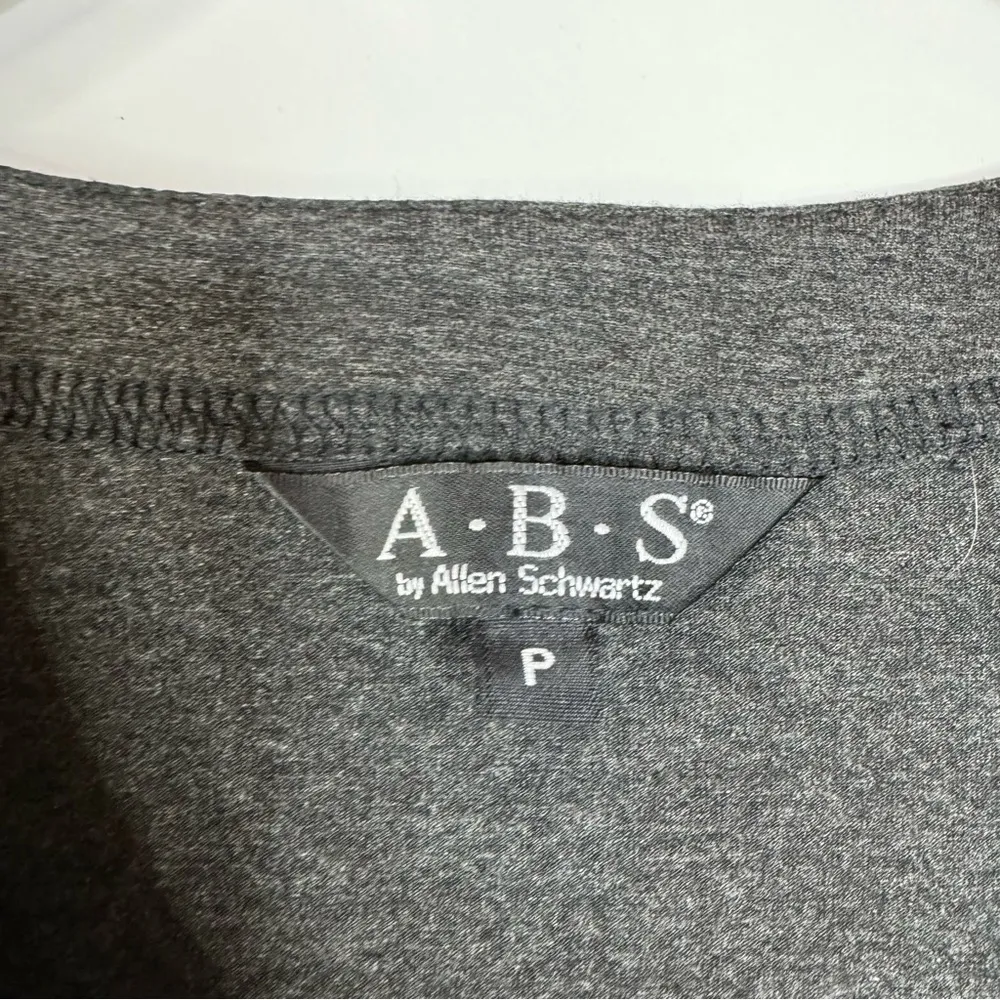 ABS by‎ Allen Schwartz Front Zip Long Sleeve Top Size Small Petite - Image 3