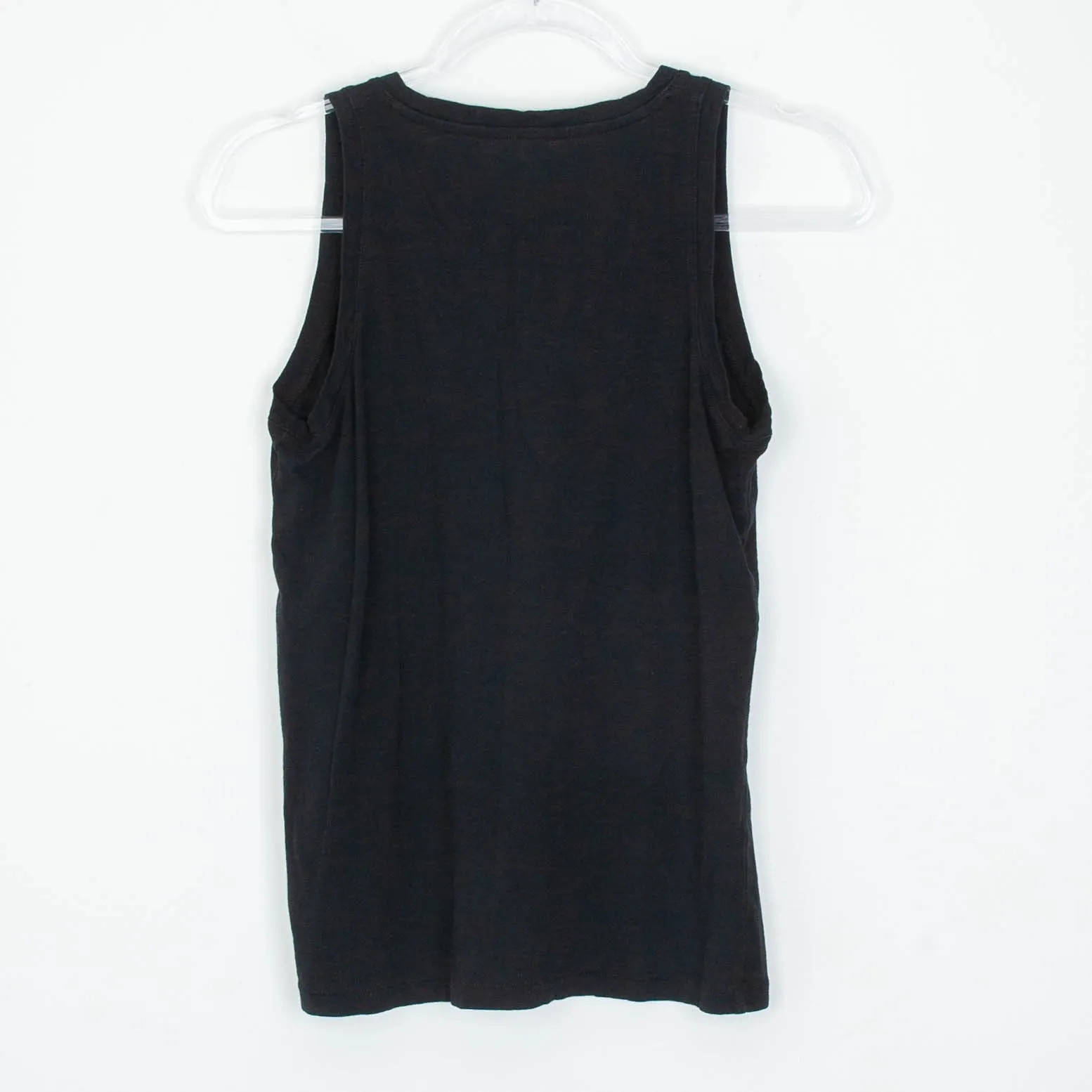 Madewell Womens Black Whisper Pocket Tank Top Side Slit Boho Size XS Minimalist - Image 6