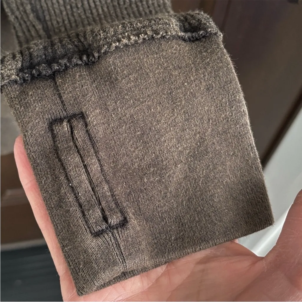 Like New Free People We The Free Monterey Thermal Top Mushroom Oversized Small - Image 7