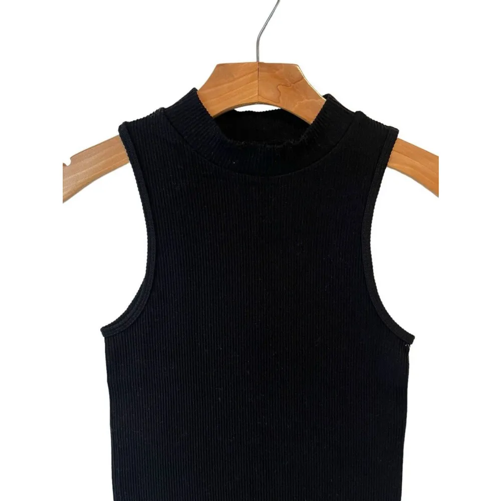 Popular 21 Dress Bodycon Sculpting Black Womens Size Medium/Large Ribbed NEW - Image 2