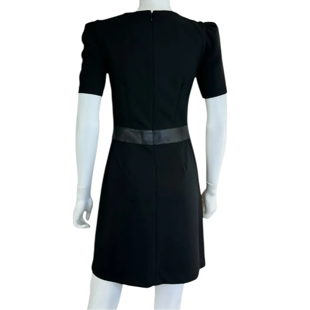 DKNY Black Mini Cocktail Dress Size 0 - Image 3
