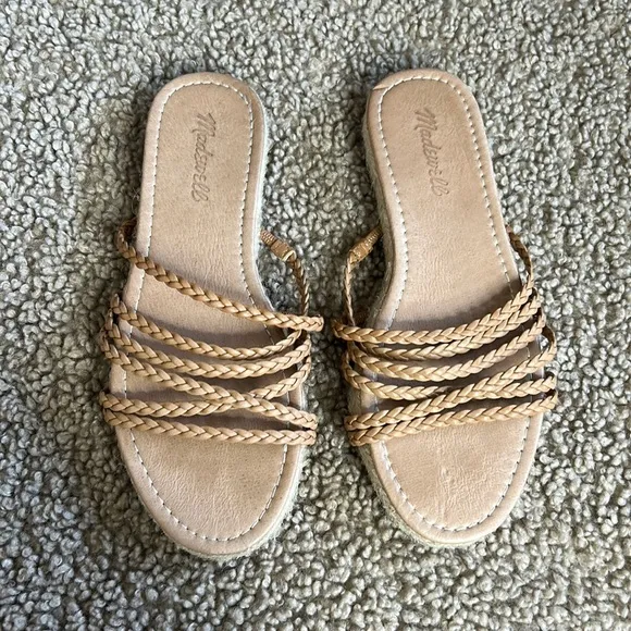 Madewell • strappy braided espadrille sandals - Image 21