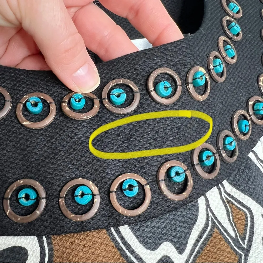 NWT WD.NY Brown Black Leaf Scroll Print Embellished Neckline Sheath Dress - Image 4