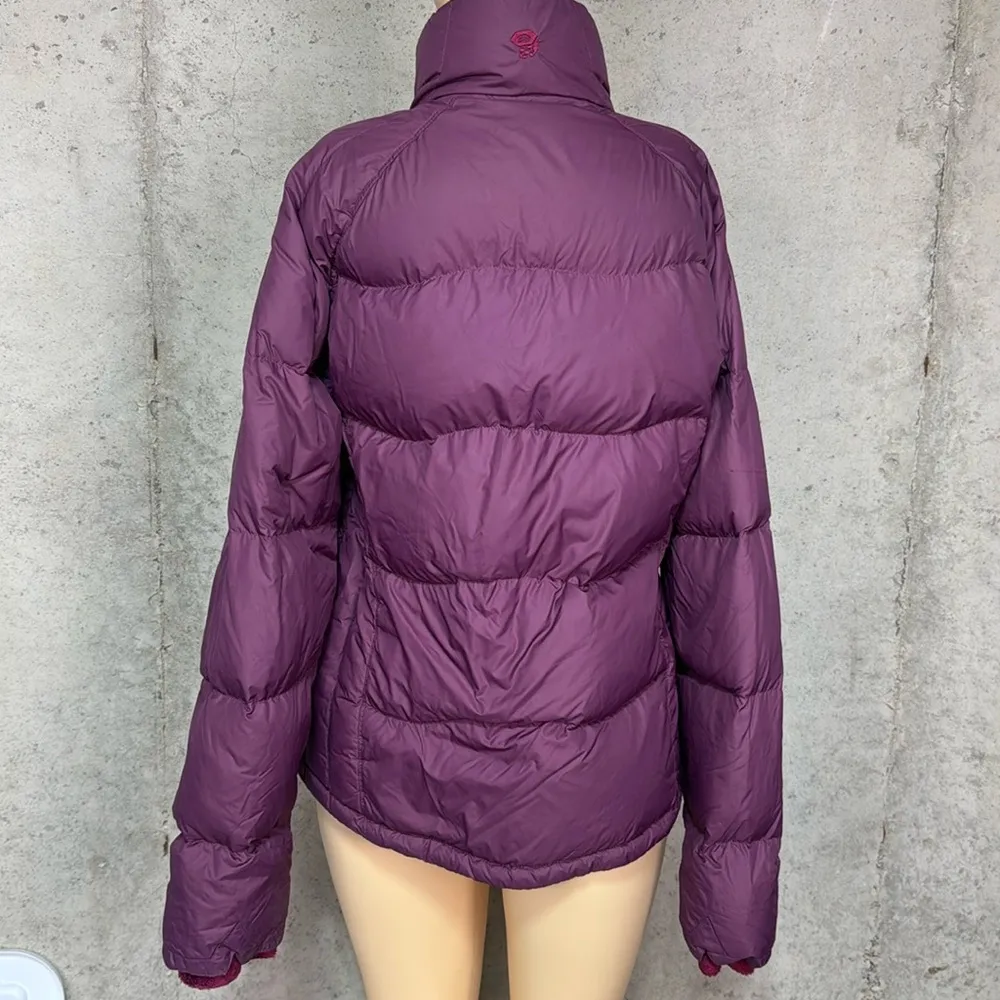 MOUNTAIN HARD WEAR WOMEN'S PURPLE DOWN FILLED PUFFER JACKET SIZE L - Image 6