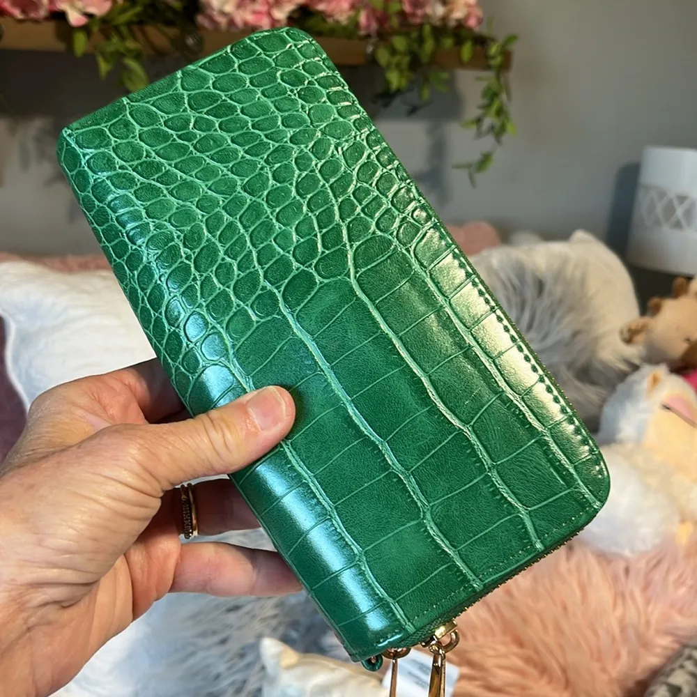 A New Day Green Double-Zip Women's Wallet - Image 10