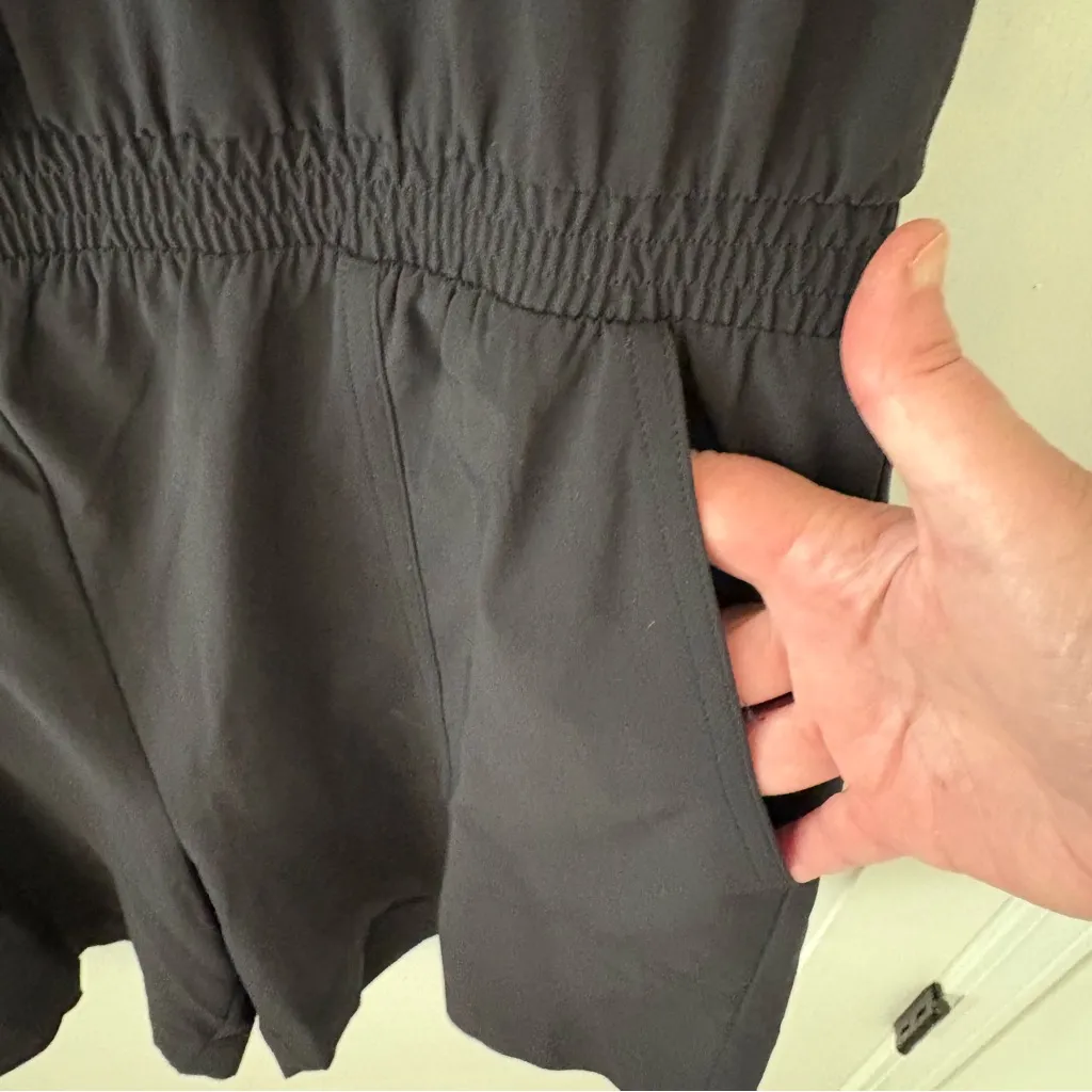 Soma Everstretch Black Utility Romper. Size Medium. - Image 6