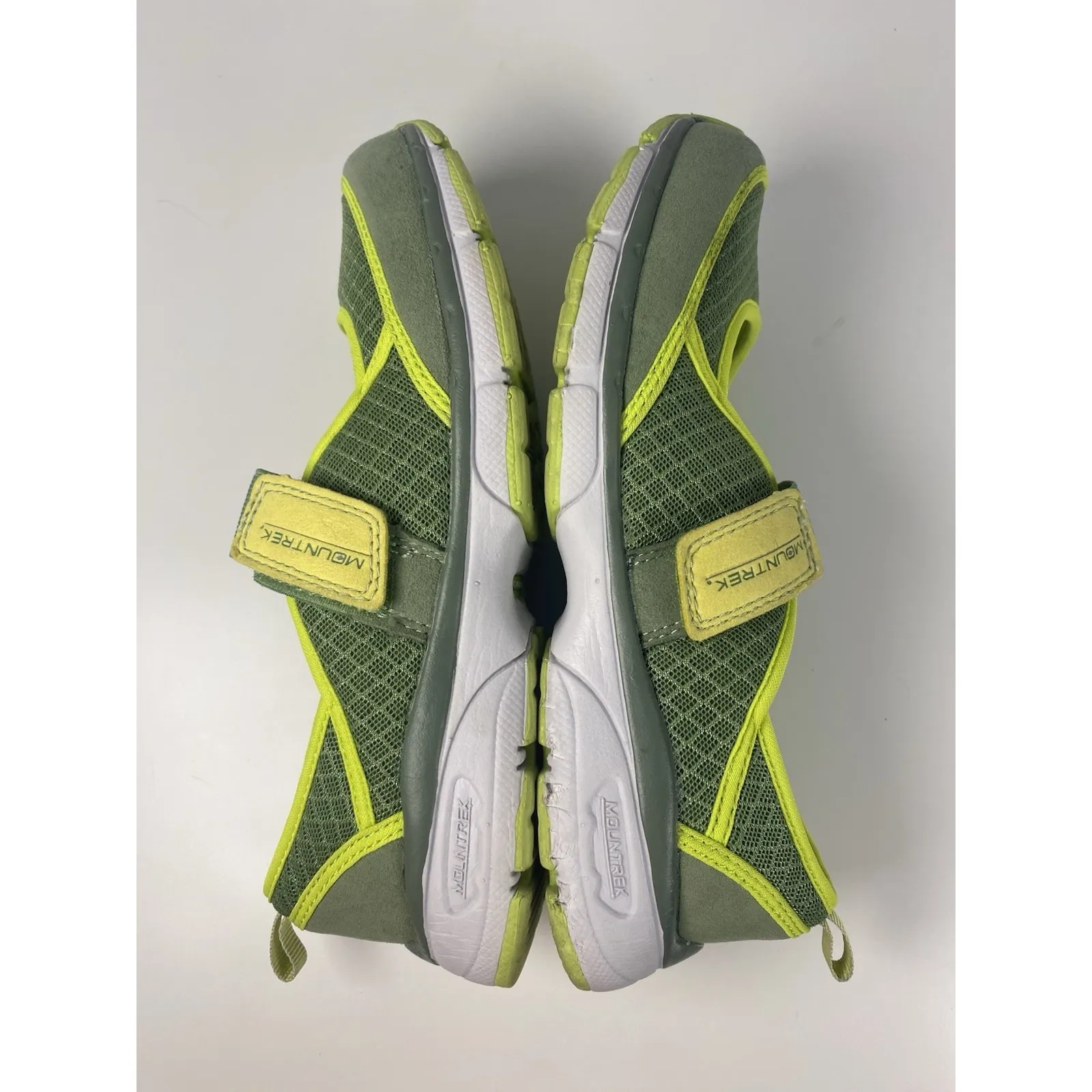 MOUNTREK TOUR‎ MARY JANE Summer Lightweight Lime Green Mesh Slip On Shoes Size 6 - Image 6