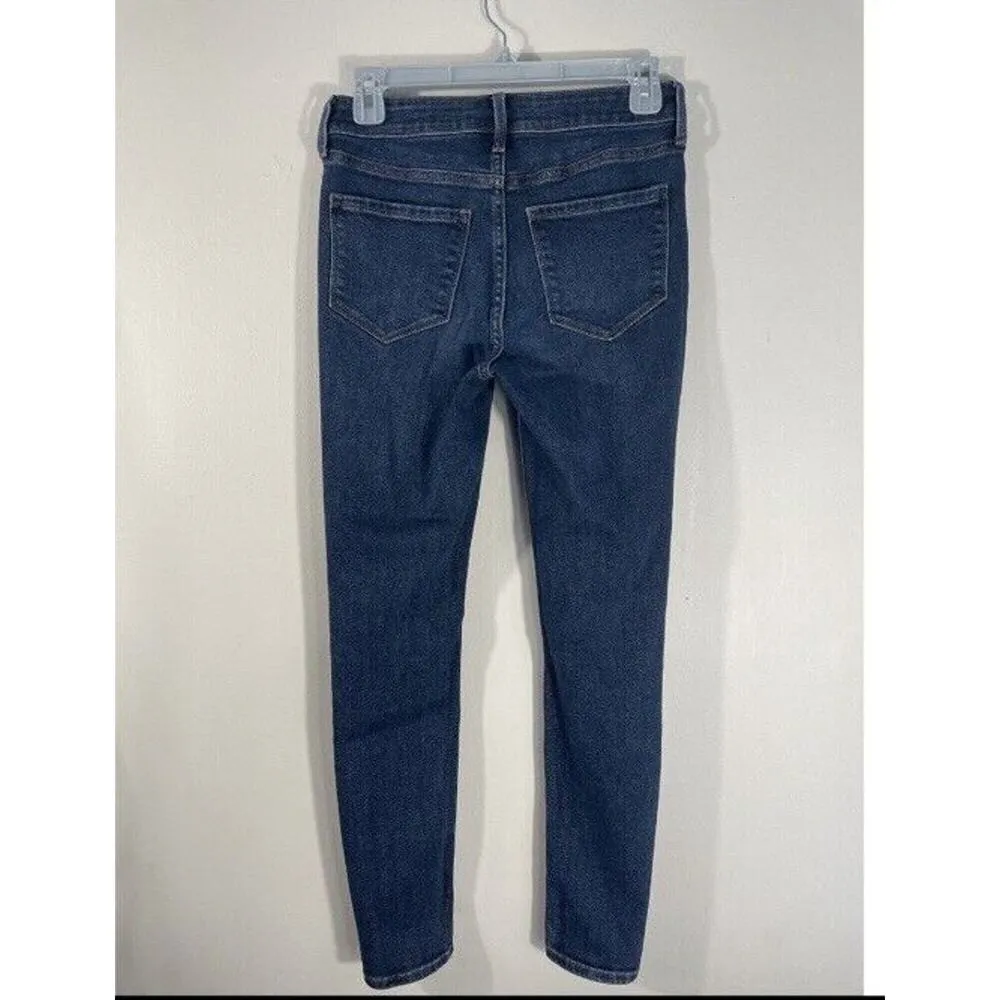 Old Navy Rockstar Super Skinny Jeans Size 4 Women’s Blue Denim High Rise Pants - Image 3