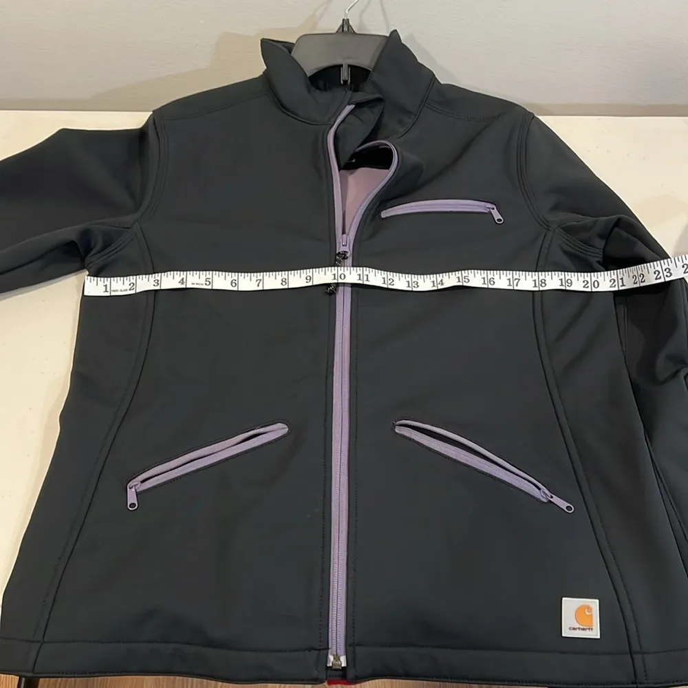 Carhartt  Black and Purple Jacket Size Medium EUC - Image 8