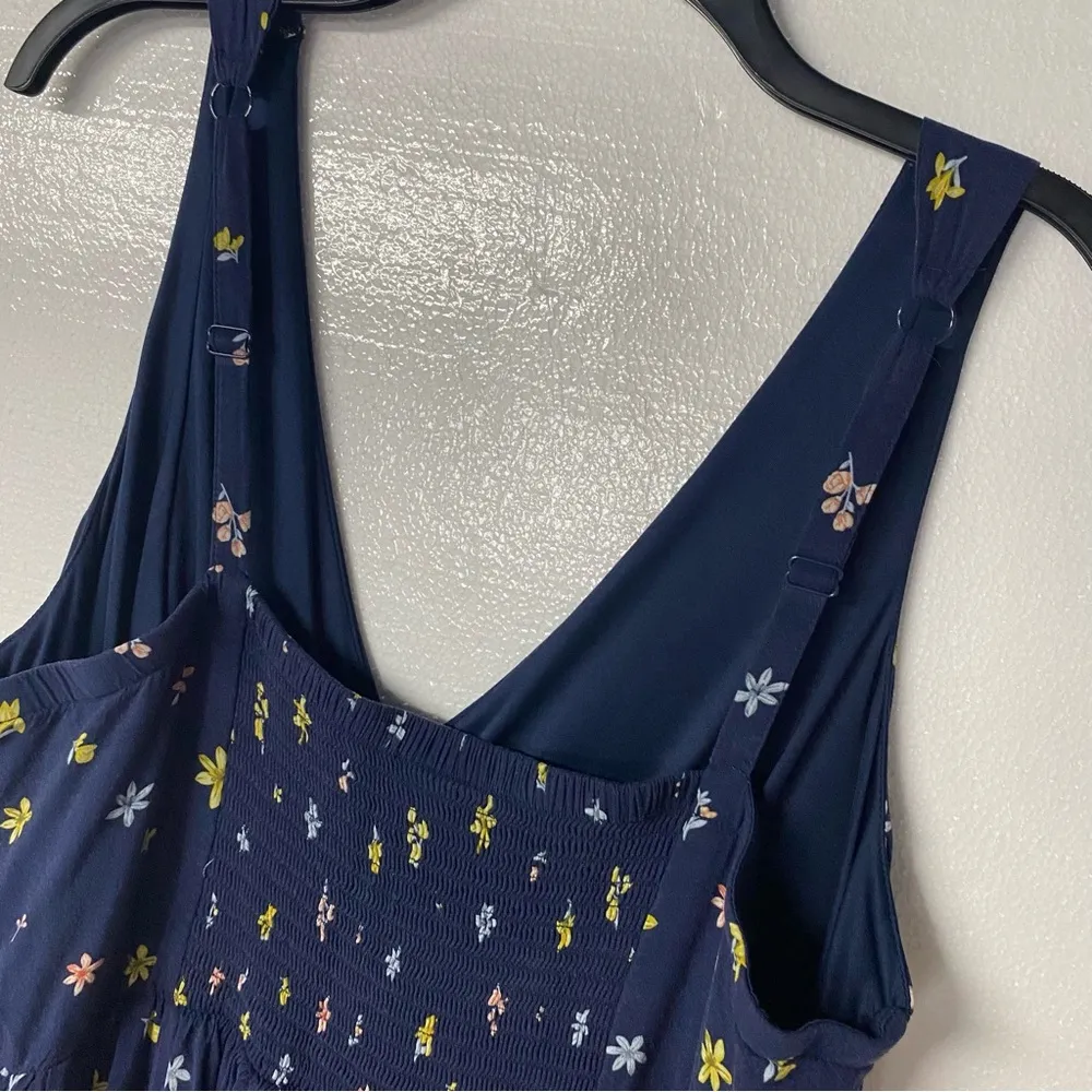 Torrid Maxi Dress Challis
Women 2X Plus Blue Floral Sheer Whimsygoth Cottagecore - Image 11