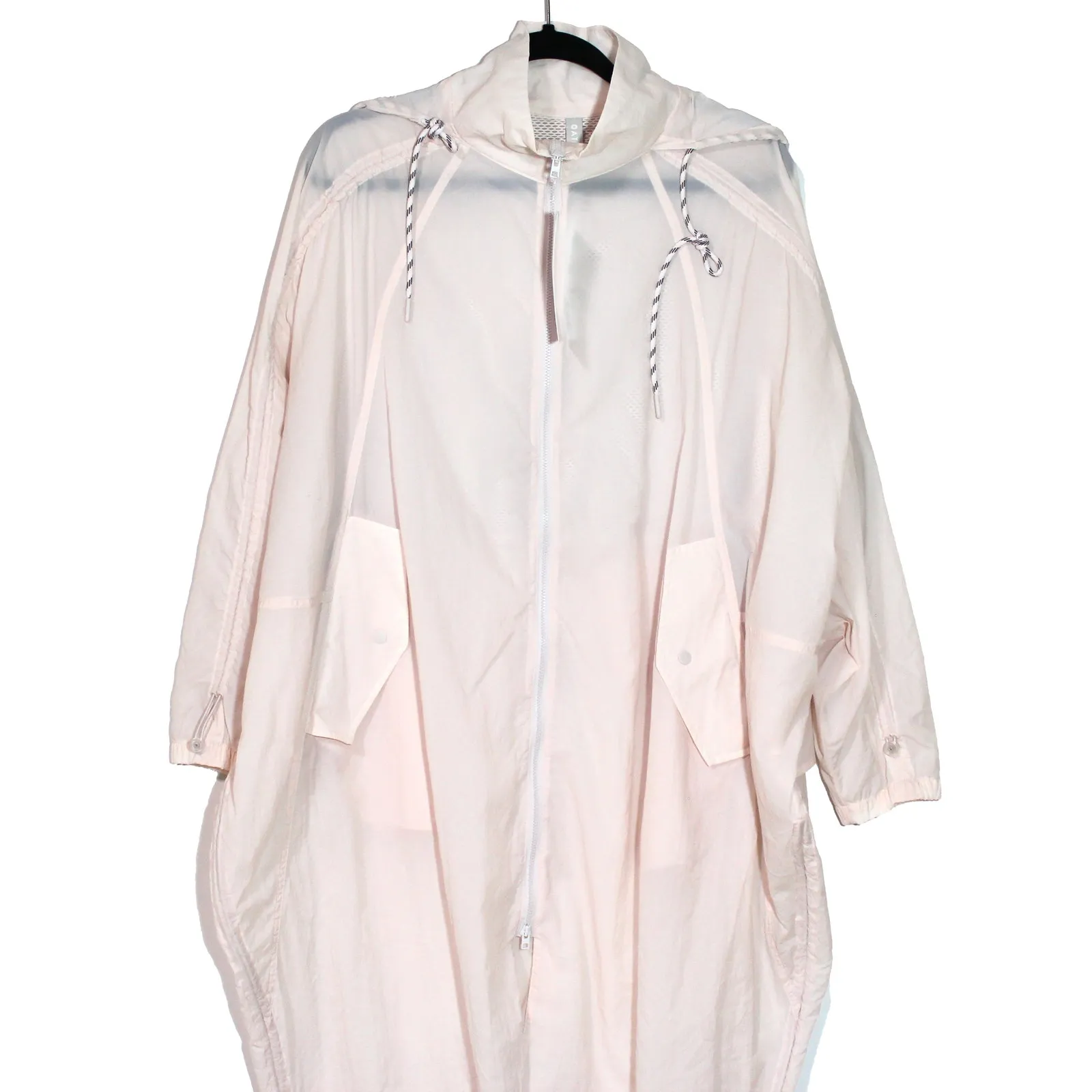 Athleta Canopy Parachute Jacket Long Pink Size Small NWT - Image 4