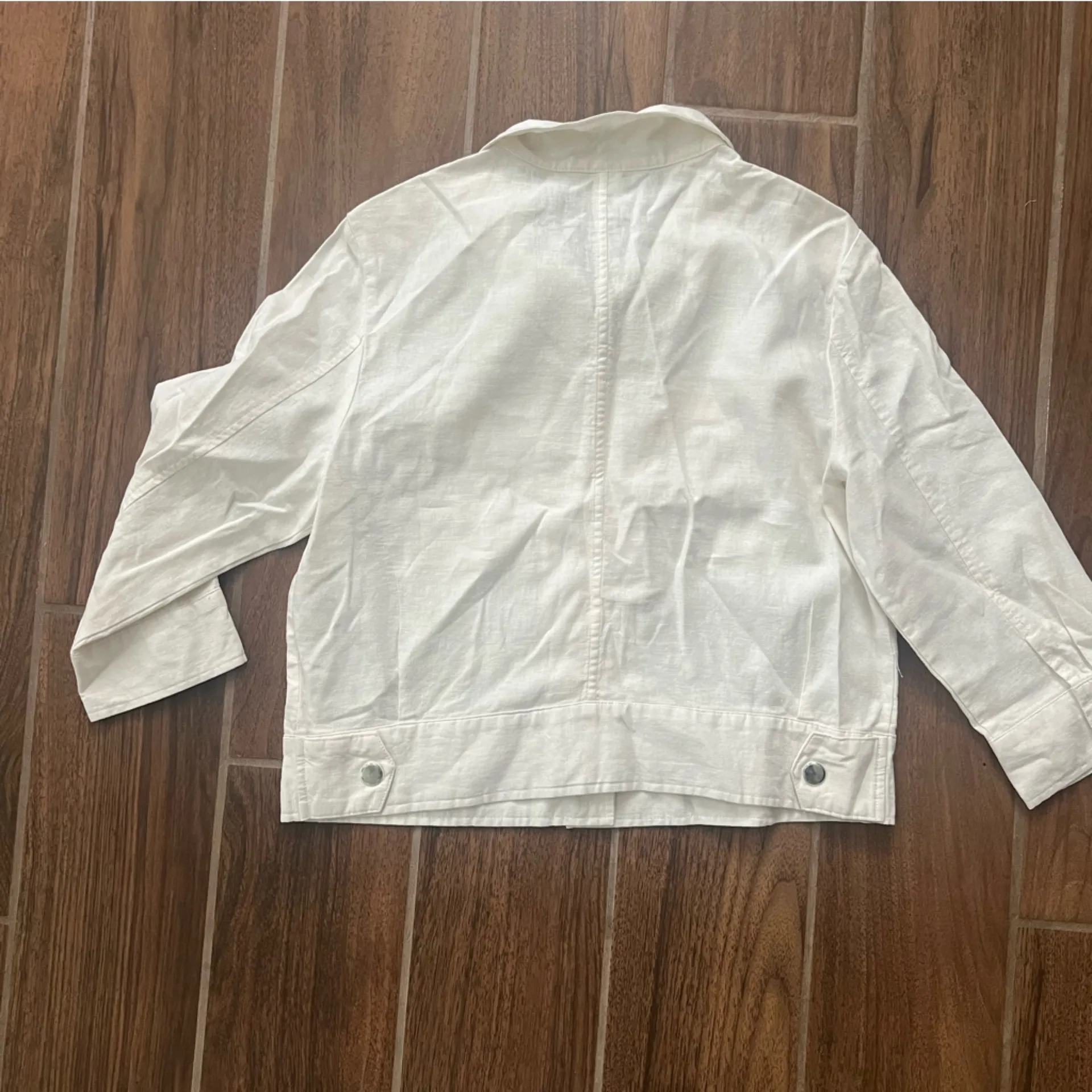 White Christopher and banks jacket size s - Image 5