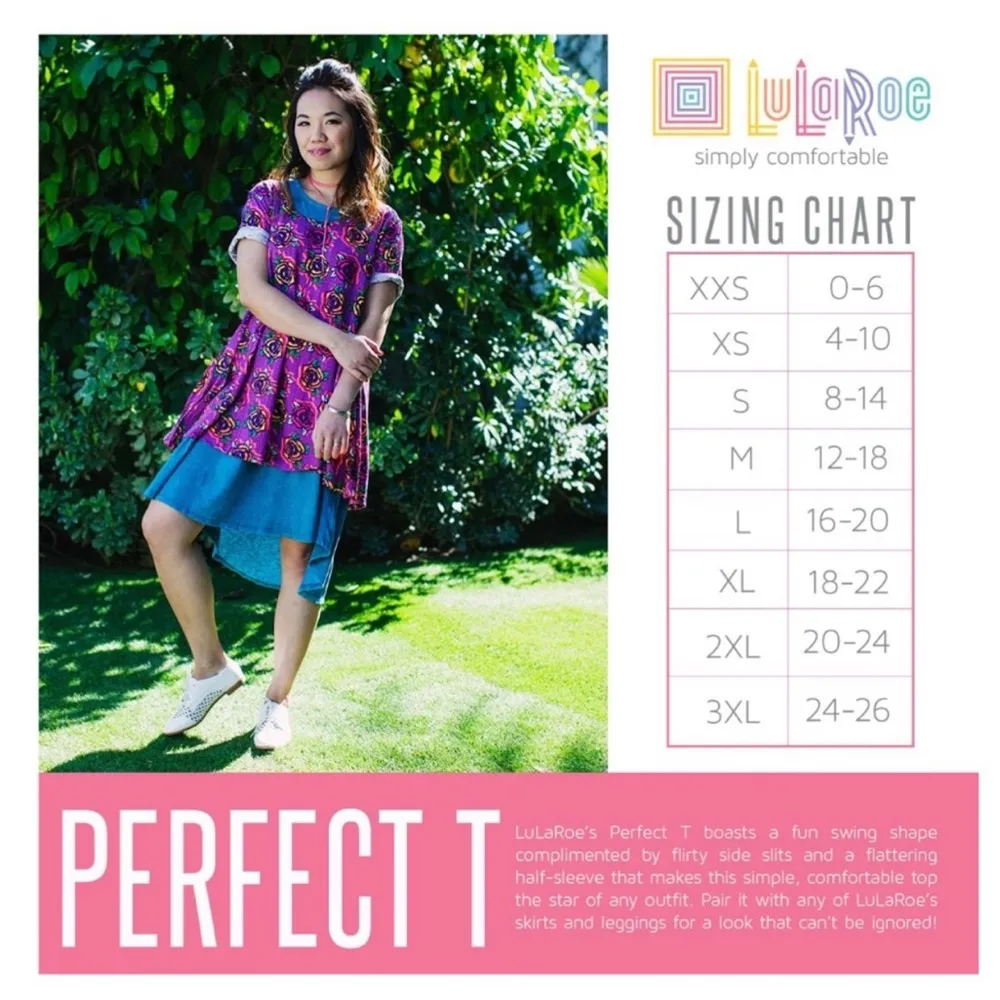 LulaRoe Black Cat Perfect T T shirt - Image 4