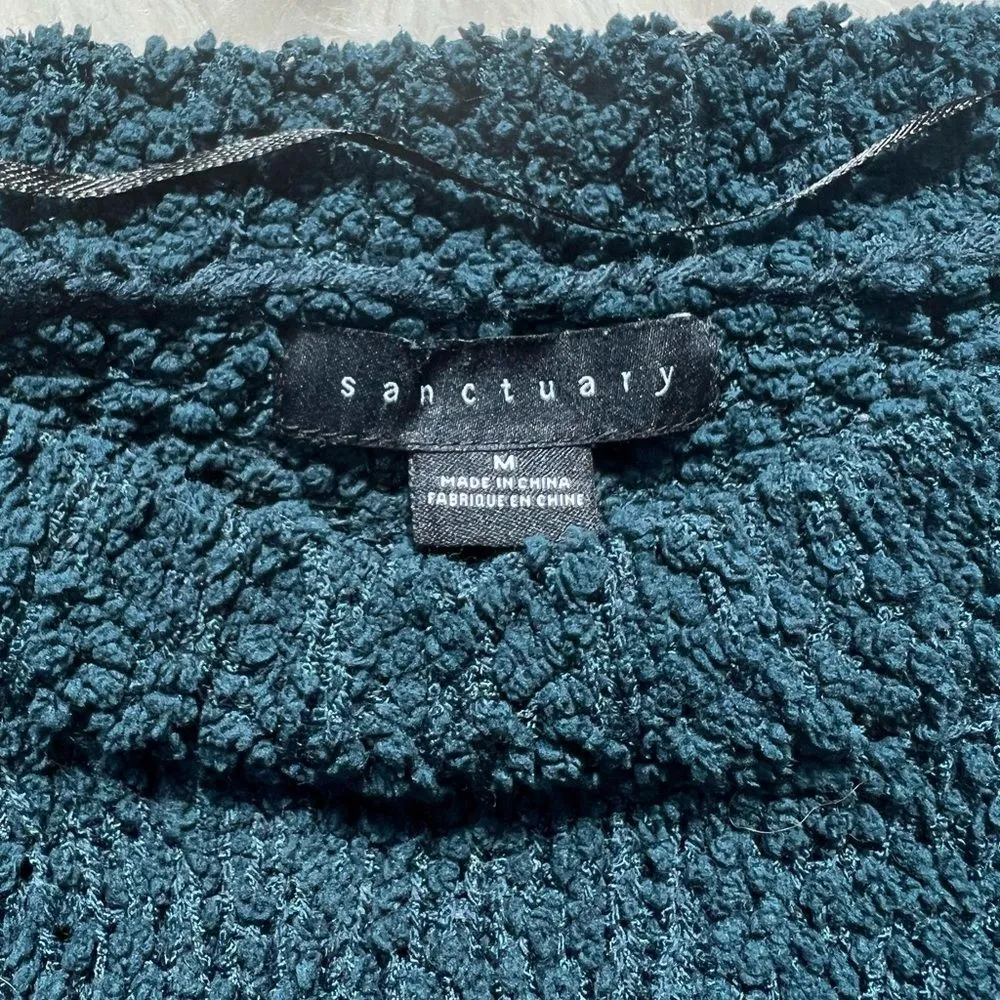 Sanctuary Plush Crewneck Sweater jade - Image 3
